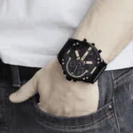 Original Diesel Black Stainless Black dial Chronograph for Men DZ7312-1