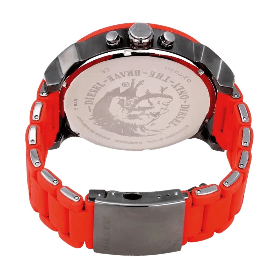 Original Diesel Mr. Daddy 2.0 red metal watch -4 Original Diesel Mr. Daddy 2.0 red metal watch -4