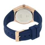Original GUESS – GW0034L4 – WATCH FOR LADIES ROSE GOLD WITH CRYSTALS & BLUE SILICONE STRAP ROMAN NUMBERS-1