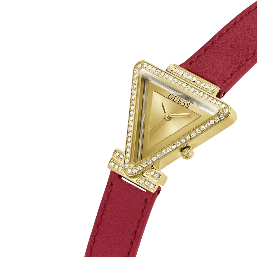 Original GUESS Ladies Red Gold Tone Analog Watch – GW0504L2 -2