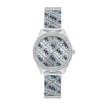Original Guess Analog Silver Dial Women’s Watch-W1279L1, Silver -1