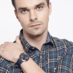 Original Guess Fleet Analog Blue Dial Men’s Watch with Blue Strap -W0971G3-1