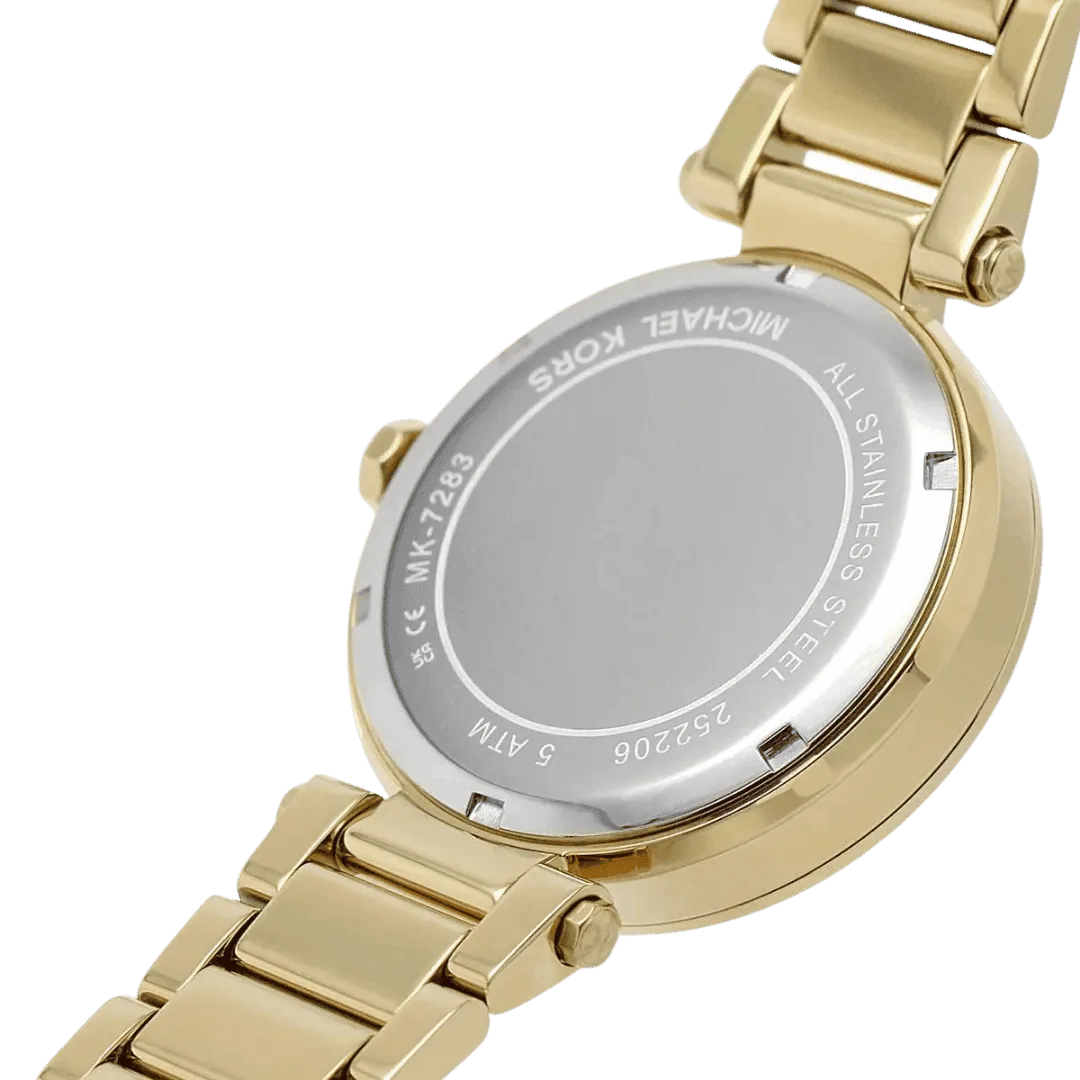 Original Michael Kors Watch Parker Three-Hand Gold-Tone Stainless Steel MK7283 women -3 Original Michael Kors Watch Parker Three-Hand Gold-Tone Stainless Steel MK7283 women -3