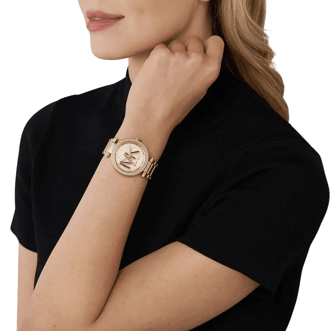 Original Michael Kors Watch Parker Three-Hand Gold-Tone Stainless Steel MK7283 women -4 Original Michael Kors Watch Parker Three-Hand Gold-Tone Stainless Steel MK7283 women -4