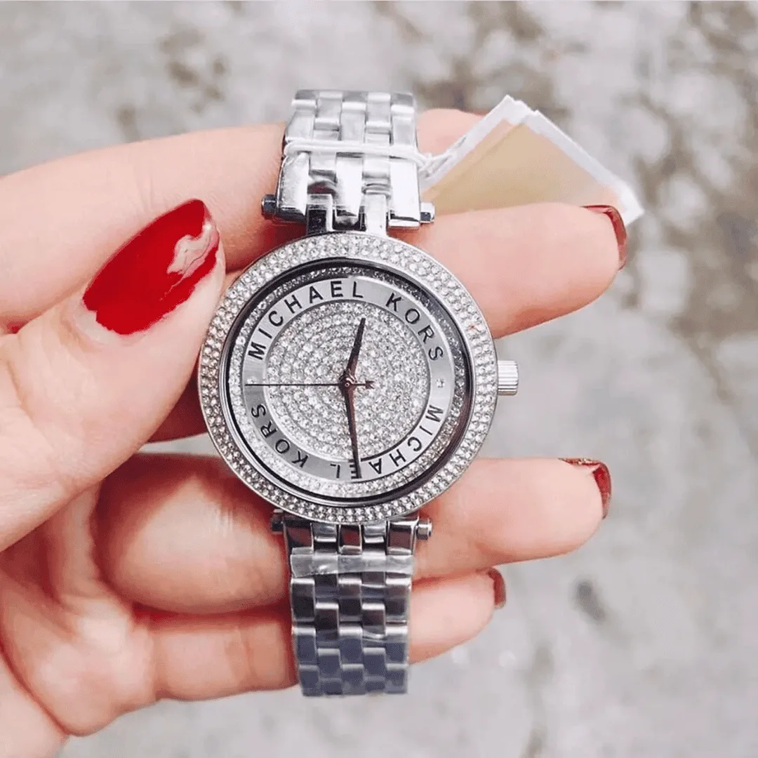 Original Michael Kors Womens Analogue Quartz Watch with Stainless Steel Strap MK3476 -6 Original Michael Kors Womens Analogue Quartz Watch with Stainless Steel Strap MK3476 -6