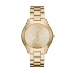 Original Michael Kors Women's Gold Dial Stainless Steel Band Watch - MK3590 -1