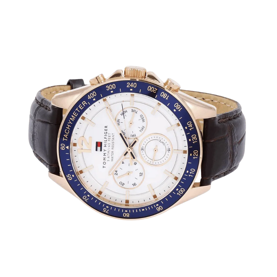 Original Tommy Hilfiger - 1791118 Watch, Brown:Gold, Brown:White, Strap -3