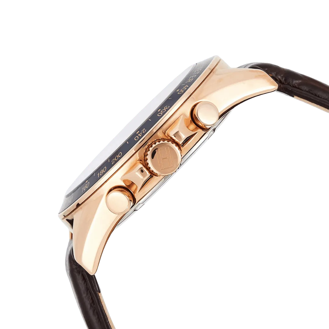 Original Tommy Hilfiger - 1791118 Watch, Brown:Gold, Brown:White, Strap -4