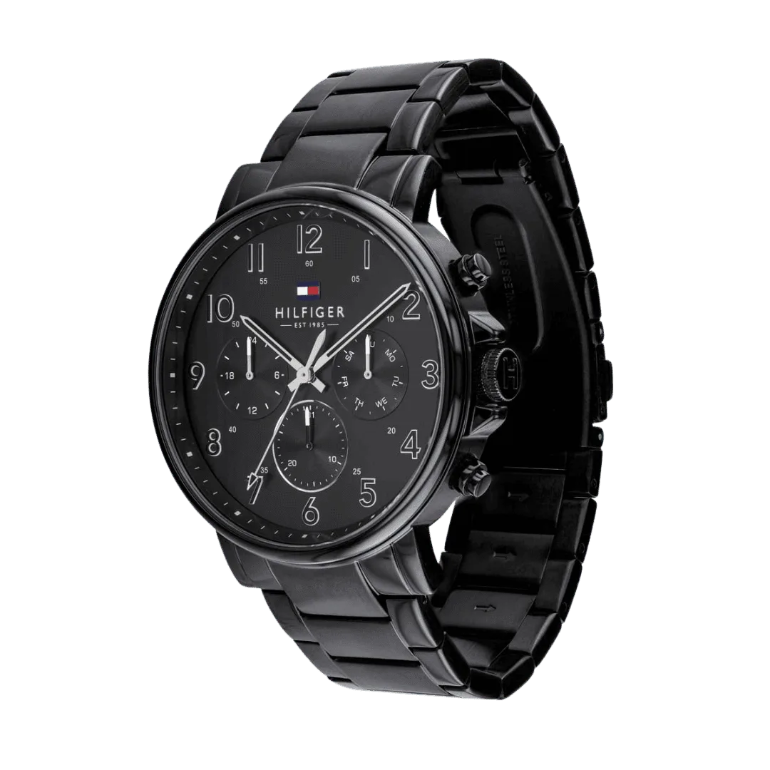 Original Tommy Hilfiger Daniel watch Black 1710383 -2