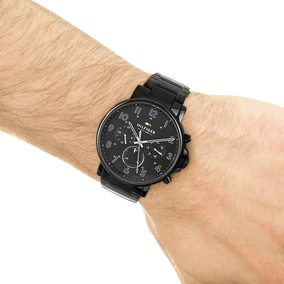 Original Tommy Hilfiger Daniel watch Black 1710383 -4