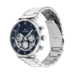 Original Tommy Hilfiger Legend Stainless Steel Navy Dial Watch – 1710569 -1