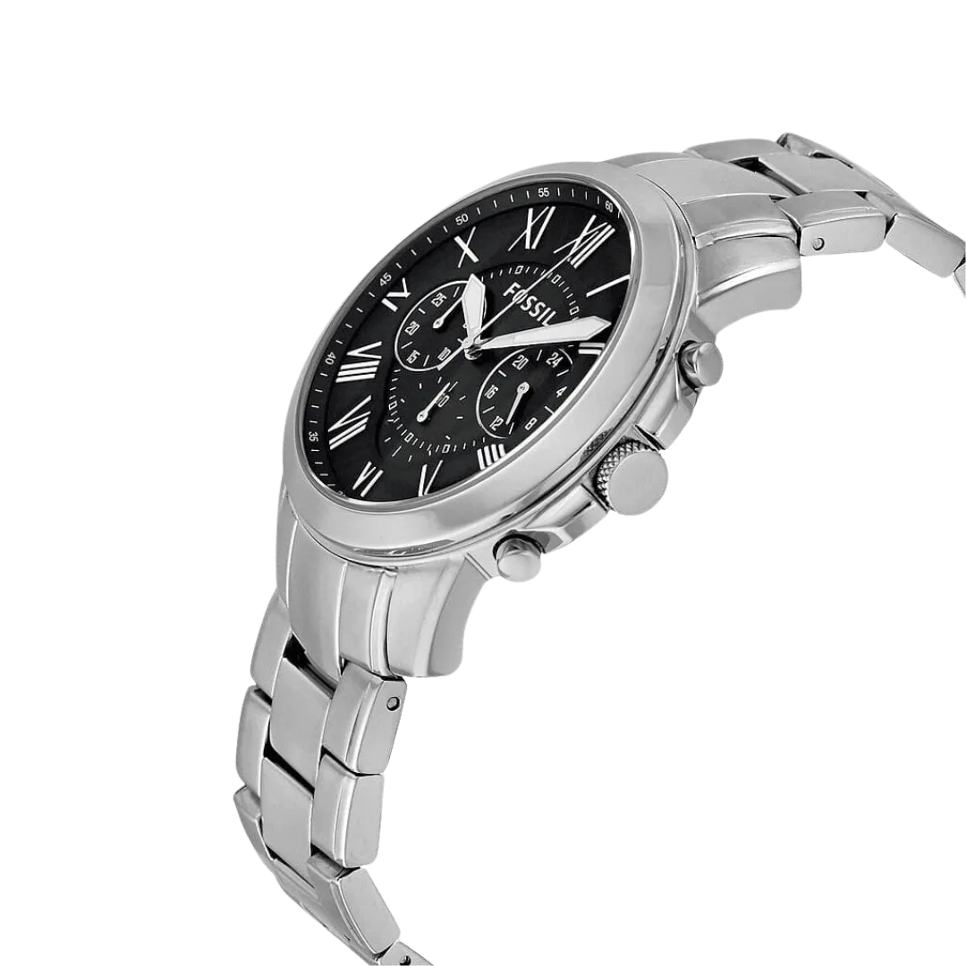 Original Fossil Grant Chronograph Stainless Steel Watch FS4736 -2