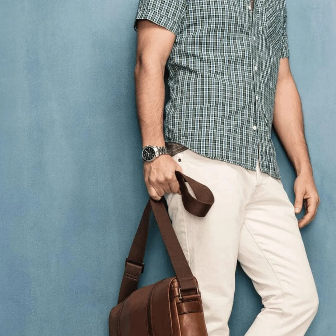 Original Fossil Grant Chronograph Stainless Steel Watch FS4736 -6