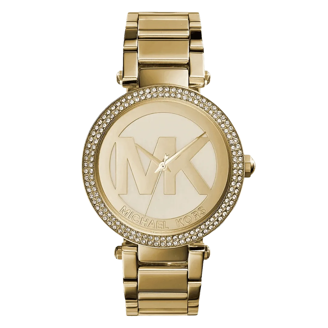 Original Michael Kors Parker Women's Dial Stainless Steel Band Watch MK5784 -1