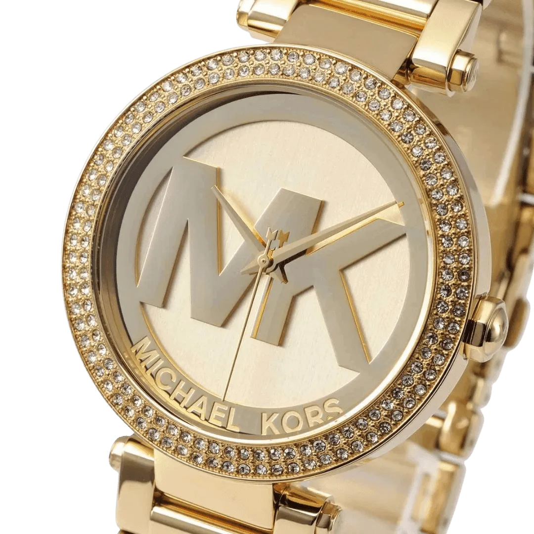 Original Michael Kors Parker Women's Dial Stainless Steel Band Watch MK5784 -3