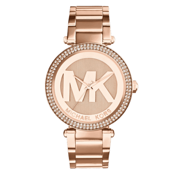 Original Michael Kors Parker Women's Rose Gold Dial, Stainless Steel Band Watch - MK5865 -1