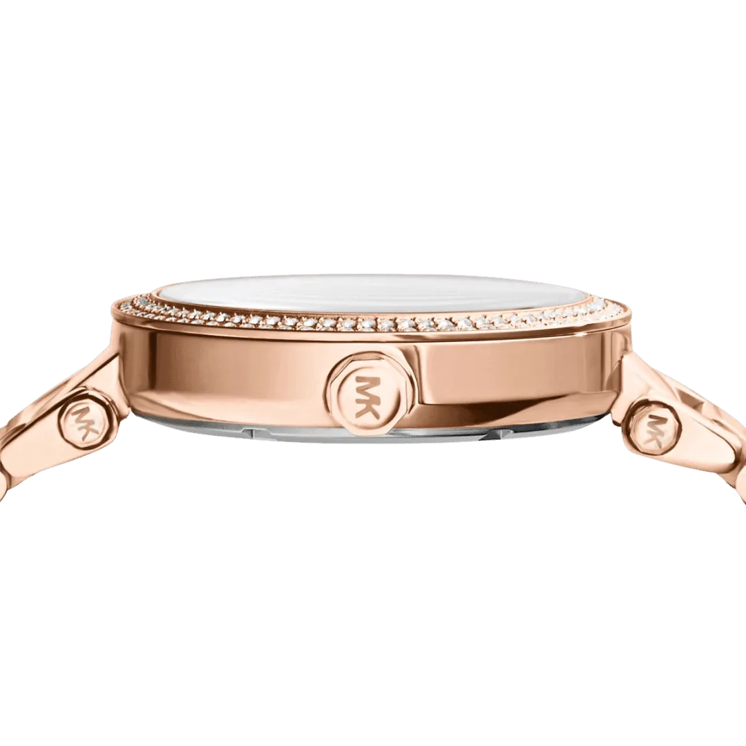 Original Michael Kors Parker Women's Rose Gold Dial, Stainless Steel Band Watch - MK5865 -3 Original Michael Kors Parker Women's Rose Gold Dial, Stainless Steel Band Watch - MK5865 -3