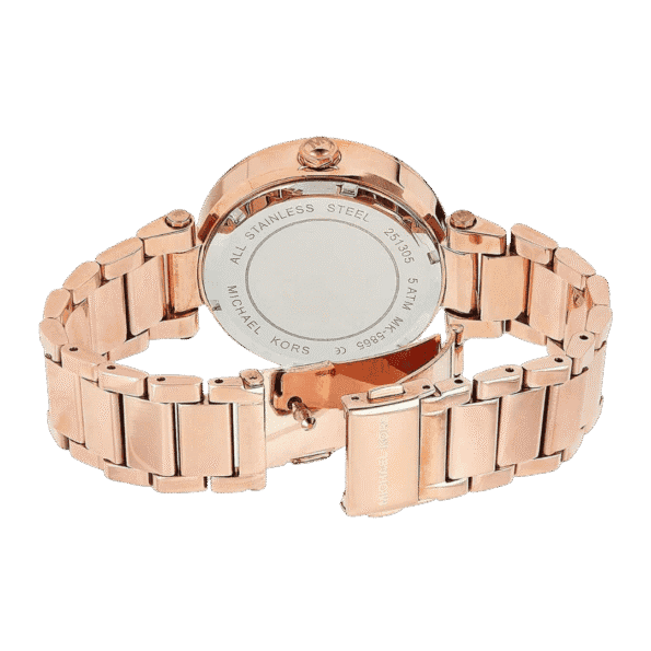 Original Michael Kors Parker Women's Rose Gold Dial, Stainless Steel Band Watch - MK5865 -4