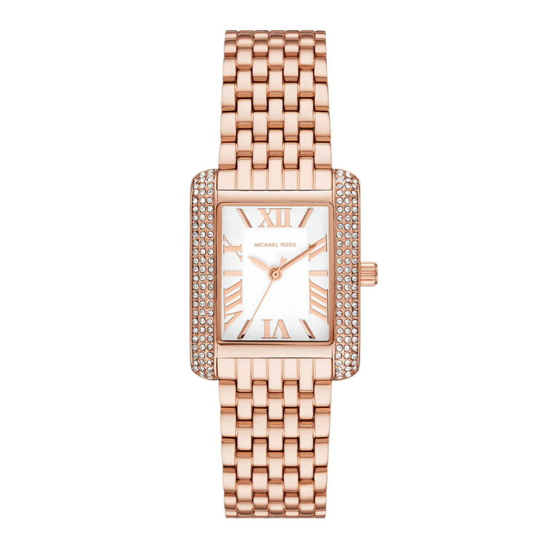 Michael Kors Emery Three-Hand Rose Gold-Tone Stainless Steel Women’s Watch MK4743-1 Michael Kors Emery Three-Hand Rose Gold-Tone Stainless Steel Women’s Watch MK4743-1