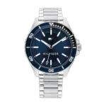 Original Tommy Hilfiger Logan Blue Dial Stainless Steel Men’s Watch – 1792012 -1