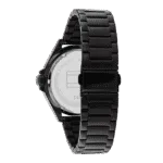 Original Tommy Hilfiger Men’s Watch Logan Black Dial Stainless Steel Bracelet 1792014 -1