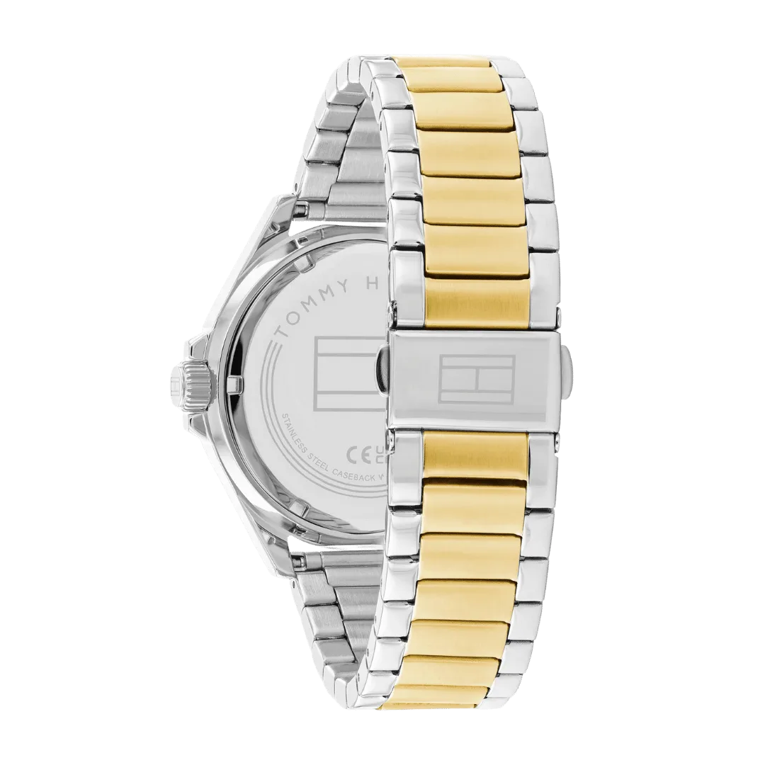 Original Tommy Hilfiger Two-Tone Steel Black Dial Men’s Watch – 1792013 -4