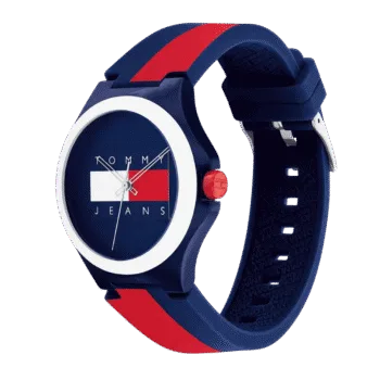 Original Tommy Hilfiger Unisex's Analog Quartz Watch with Silicone Strap 1720025 -2