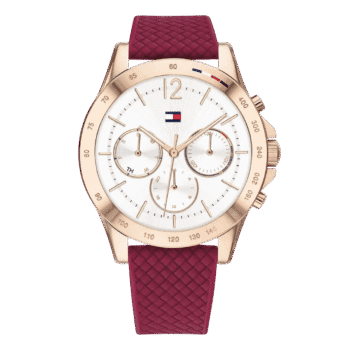 Original TOMMY HILFIGER HAVEN WOMEN's WHITE DIAL WATCH-1782200-38mm-1