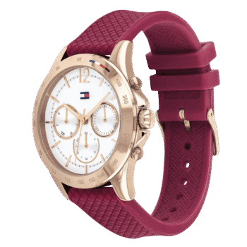 Original TOMMY HILFIGER HAVEN WOMEN's WHITE DIAL WATCH-1782200-38mm-2