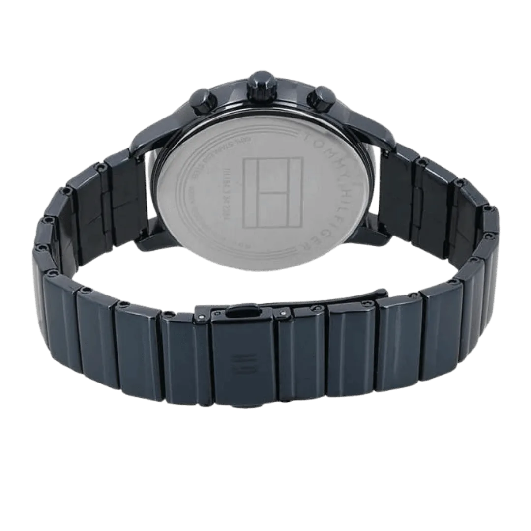 Original Tommy Hilfiger 1781893 Stainless Steel Round Analog Water Resistant Watch for Women-Blue-38mm-4 Original Tommy Hilfiger 1781893 Stainless Steel Round Analog Water Resistant Watch for Women-Blue-38mm-4