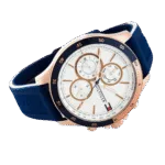 Original Tommy Hilfiger Analogue Multifunction Quartz Watch for Men with Blue Silicone Bracelet – 1791778 -1