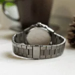 Original Tommy Hilfiger Analogue Multifunction Quartz Watch for Men with Gunmetal Stainless Steel Bracelet-1710479-Black dial with Black metal band-44mm-1