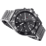 Original Tommy Hilfiger Analogue Multifunction Quartz Watch for Men with Gunmetal Stainless Steel Bracelet – 1791918 – 46mm-1