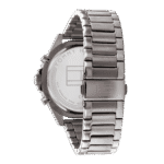 Original Tommy Hilfiger Analogue Multifunction Quartz Watch for Men with Gunmetal Stainless Steel Bracelet – 1791918 – 46mm-1