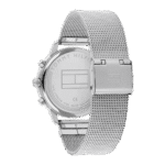 Original Tommy Hilfiger Analogue Multifunction Quartz Watch for Women with Silver Stainless Steel mesh Bracelet-1782301-38mm-1
