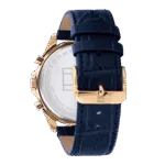 Original Tommy Hilfiger Baker Multifunction Blue Dial Leather Strap Men’s Watch – 1710451 -43.5mm-1