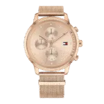 Original Tommy Hilfiger Blake Women's Rose Gold Plated Band Watch - 1781907 - 38mm