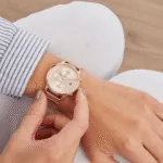 Original Tommy Hilfiger Blake Women’s Rose Gold Dial Gold Plated Band Watch-1781907-38mm-1