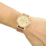 Original Tommy Hilfiger Blake Women’s Rose Gold Dial Gold Plated Band Watch-1781907-38mm-1