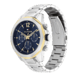 Original Tommy Hilfiger Men’s Multifunction Stainless Steel Case and Link Bracelet Watch Color Silver Model 1792059 Silver-46mm-1