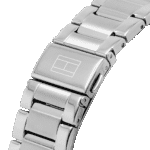 Original Tommy Hilfiger Men’s Multifunction Stainless Steel Case and Link Bracelet Watch Color Silver Model 1792059 Silver-46mm-1