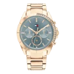 Original Tommy Hilfiger Women Analog Quartz Watch, Blue, 1782386-38mm-Water Resistant-1