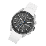 BOSS Chronograph Quartz Watch for Men with White Silicone Bracelet-1513948-44mm-1