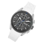 BOSS Chronograph Quartz Watch for Men with White Silicone Bracelet-1513948-44mm-1