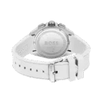 BOSS Chronograph Quartz Watch for Men with White Silicone Bracelet-1513948-44mm-1