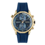 BOSS Globetrotter Chronograph Gents Rubber Watch 1513822-46mm-1