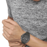 BOSS Volane Men’s Chronograph Stainless Steel and Silicone Strap Watch Color Green Model 1513952 44mm-1