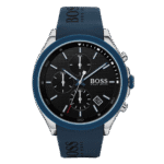 HUGO Men's Stainless Steel Quartz Watch with Silicone Strap-44mm Model 1513717-1