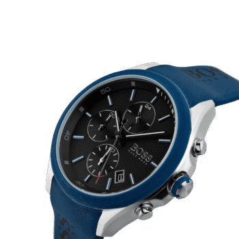 HUGO Men's Stainless Steel Quartz Watch with Silicone Strap-44mm Model 1513717-2