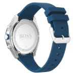 HUGO Men’s Stainless Steel Quartz Watch with Silicone Strap-44mm Model 1513717-1